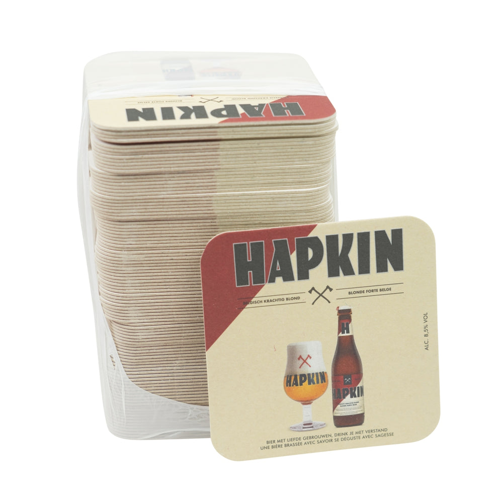 100x sottobicchieri Hapkin sottobicchieri in feltro bicchieri Belgio birra gastro bar
