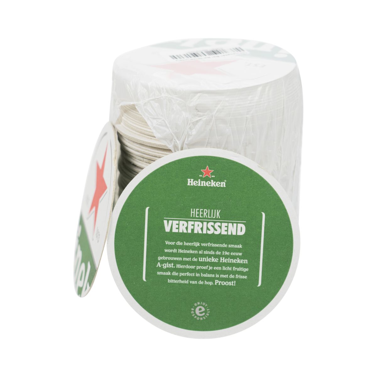 100x sottobicchieri Heineken sottobicchieri antigoccia rotondi accessori per la ristorazione – Vista 2