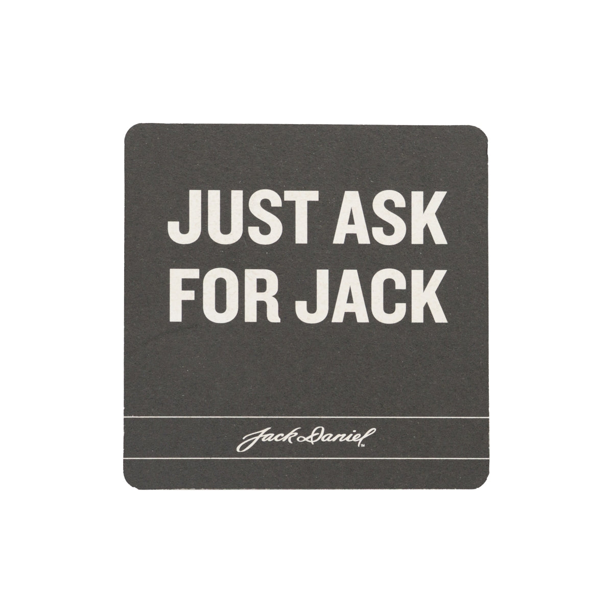 100 sottobicchieri Jack Daniels Whiskey Just Ask For Jack Sottobicchieri in cartone