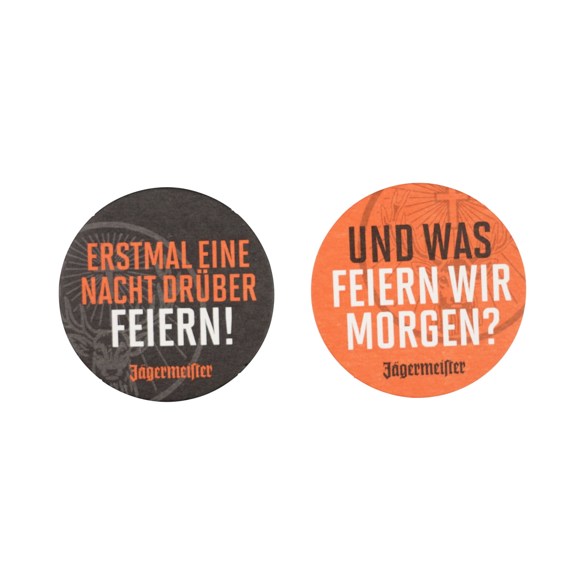 100x sottobicchieri Jägermeister, formato shot, sottobicchieri da birra – Vista 2