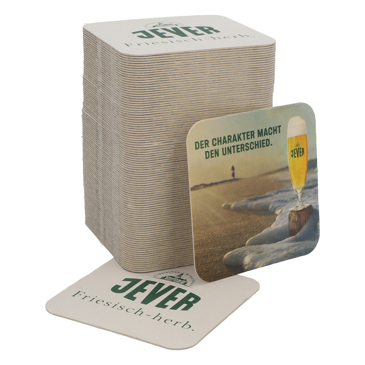 Set Jever Bier Bar composto da bicchieri a calice, set di apribottiglie e sottobicchieri – Vista 3