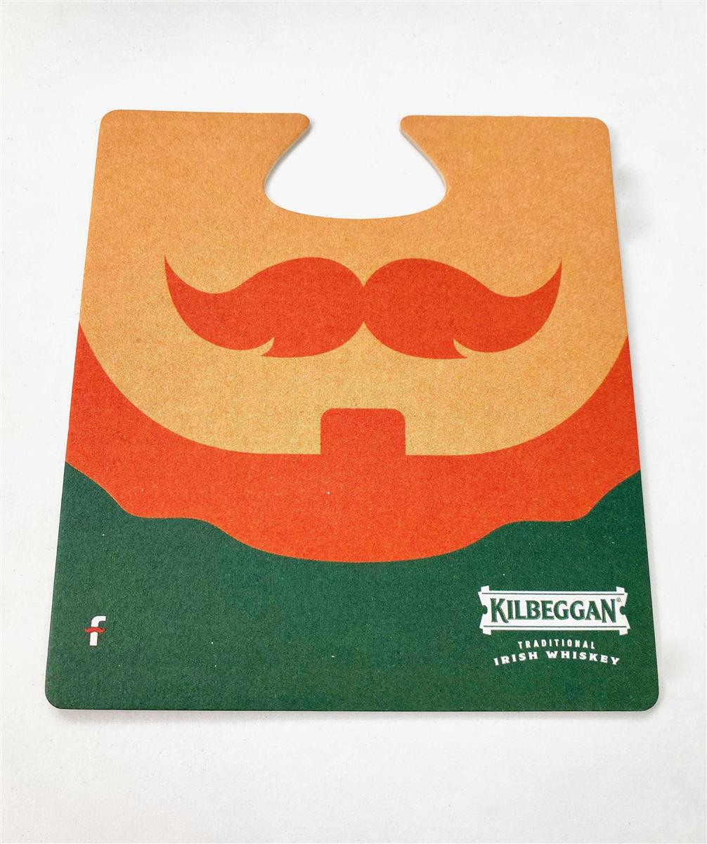 100x sottobicchieri in carta Kilbeggan Whiskey Uomo/Donna St. Patrick Day Birra Cartone – Vista 4