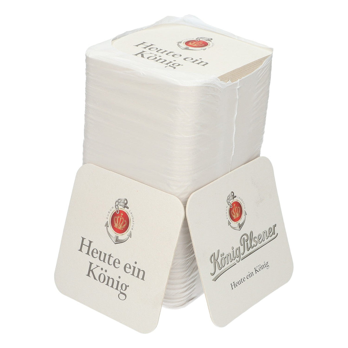 Set da bar König Pilsener I composto da 6 bicchieri a calice, 100 sottobicchieri e 1 apribottiglie – Vista 3