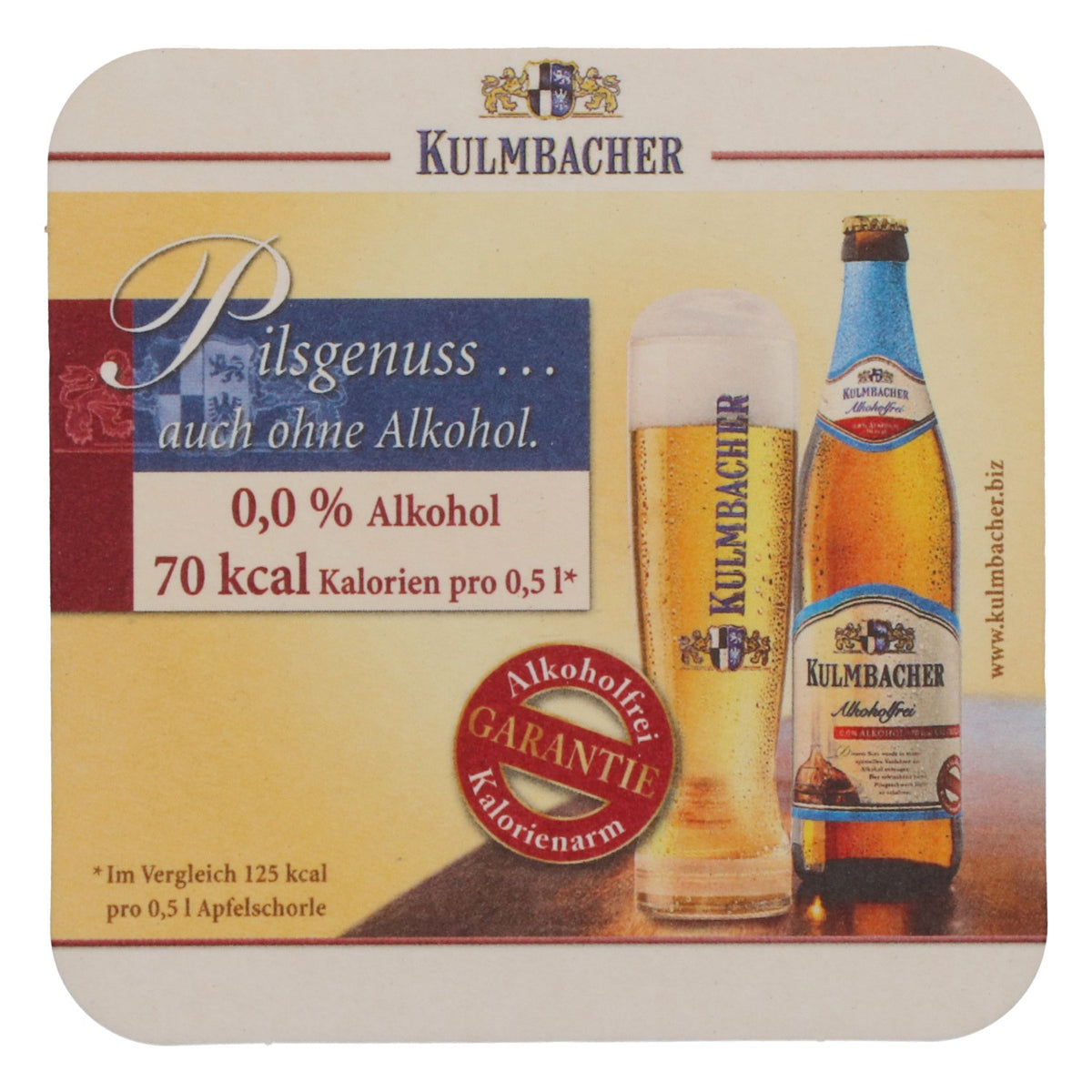 100 sottobicchieri Kulmbacher Reichelbräu Birra  Kulmbacher Alkfrei – Vista 4