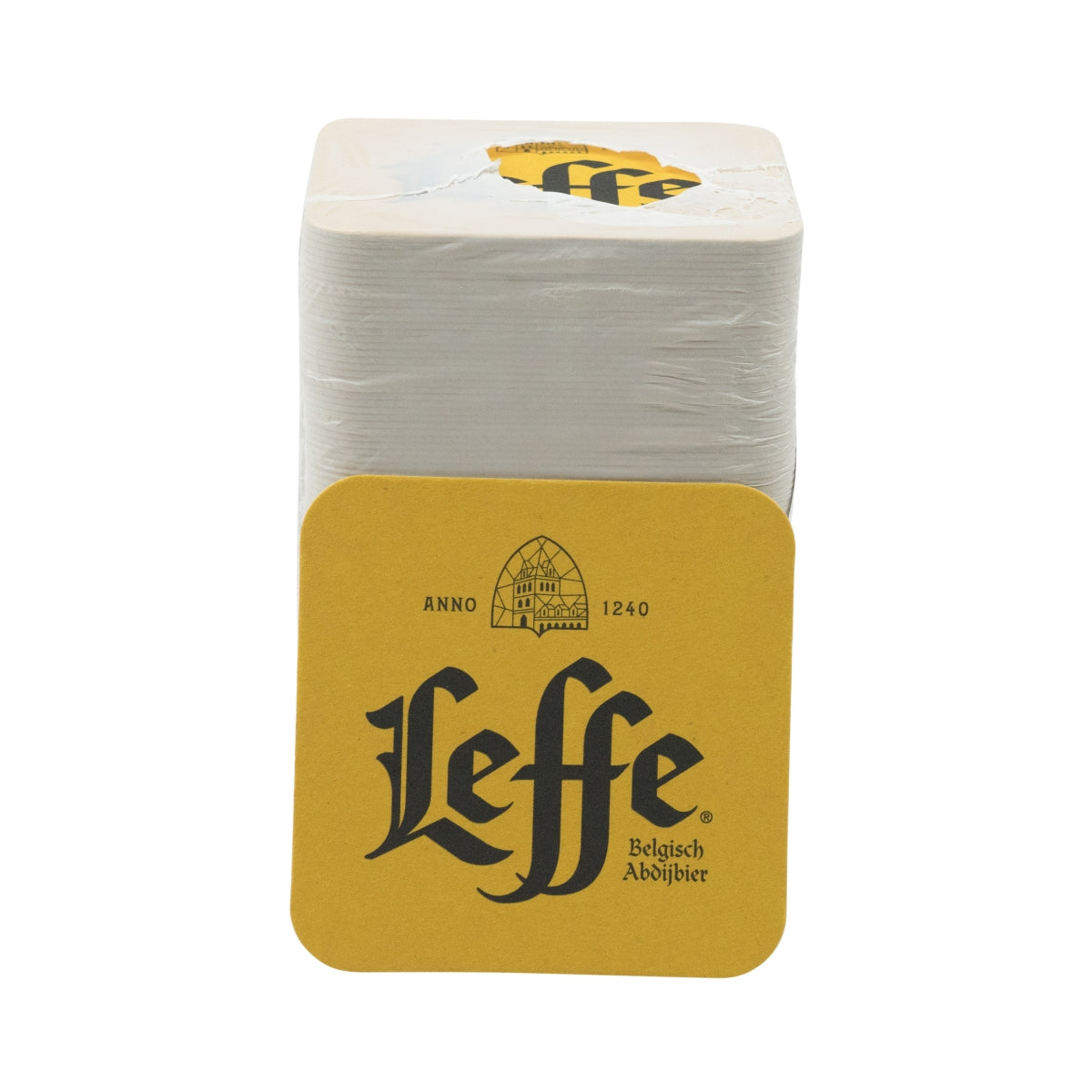 100 sottobicchieri Leffe 9x9 cm Coaster Beer Mat con protezione antigoccia Gastro Bar – Vista 2
