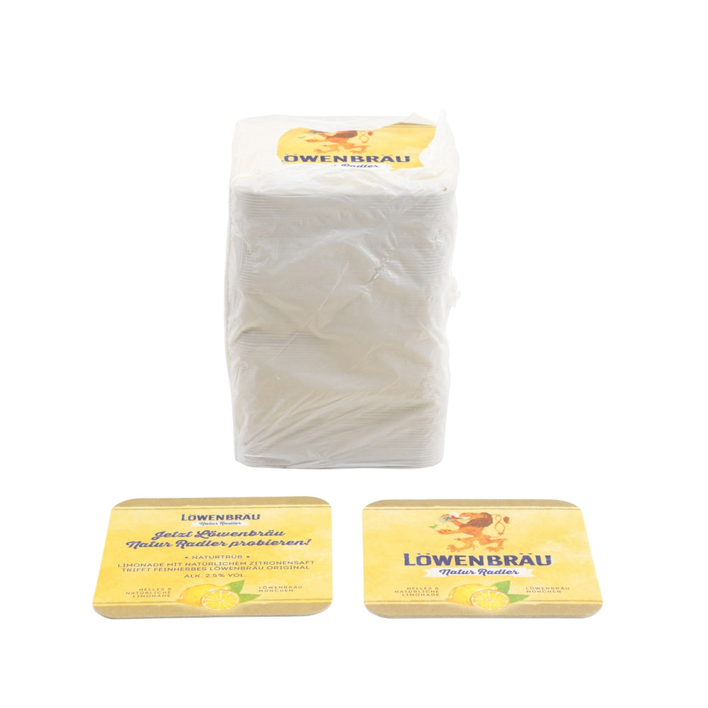 100x sottobicchieri Löwenbräu sottobicchieri birra copri bicchiere tappetino antigoccia Gastro