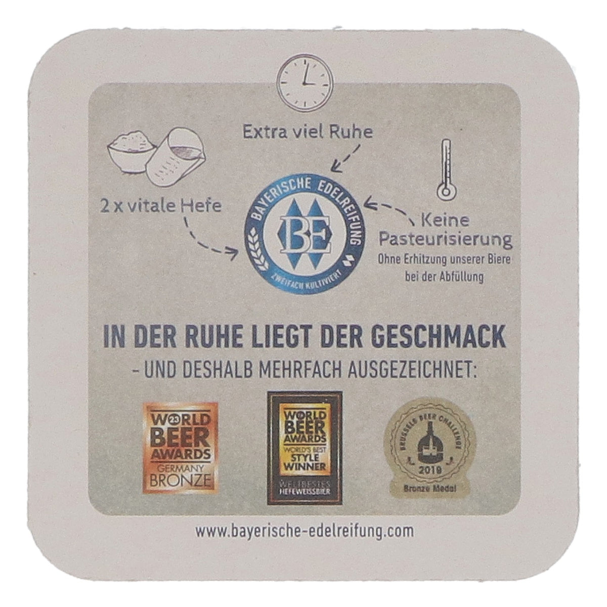 100 sottobicchieri Maisels Weisse 9,4x9,4 cm Accessori da bar freschi della Baviera – Vista 4