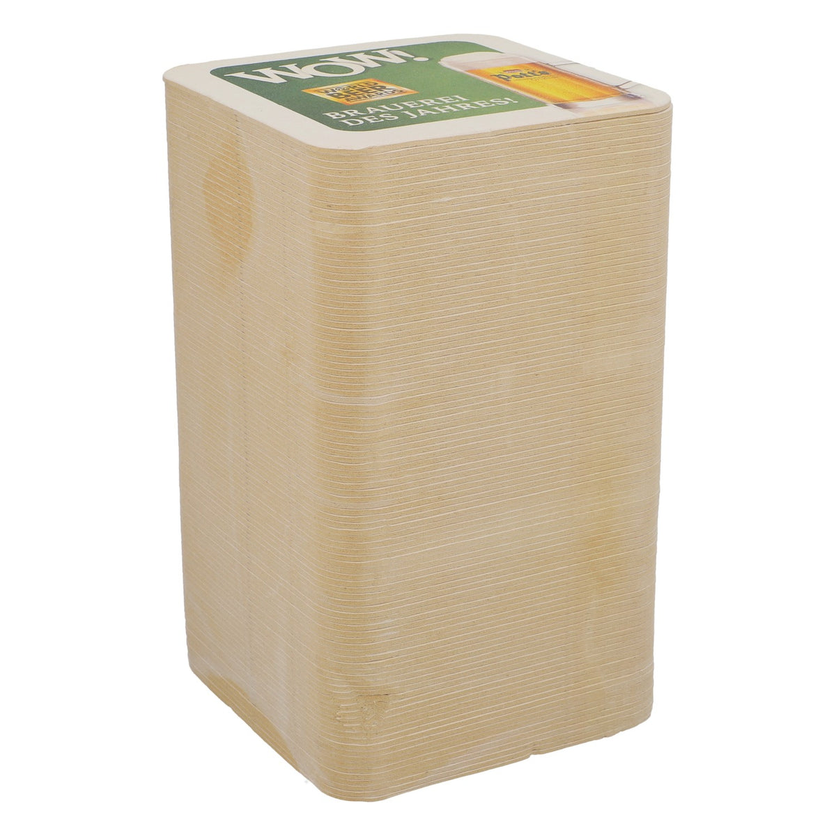 100x sottobicchieri da birra Potts Sottobicchieri in cartone Sottobicchieri in vetro 9x9 cm verde – Vista 2
