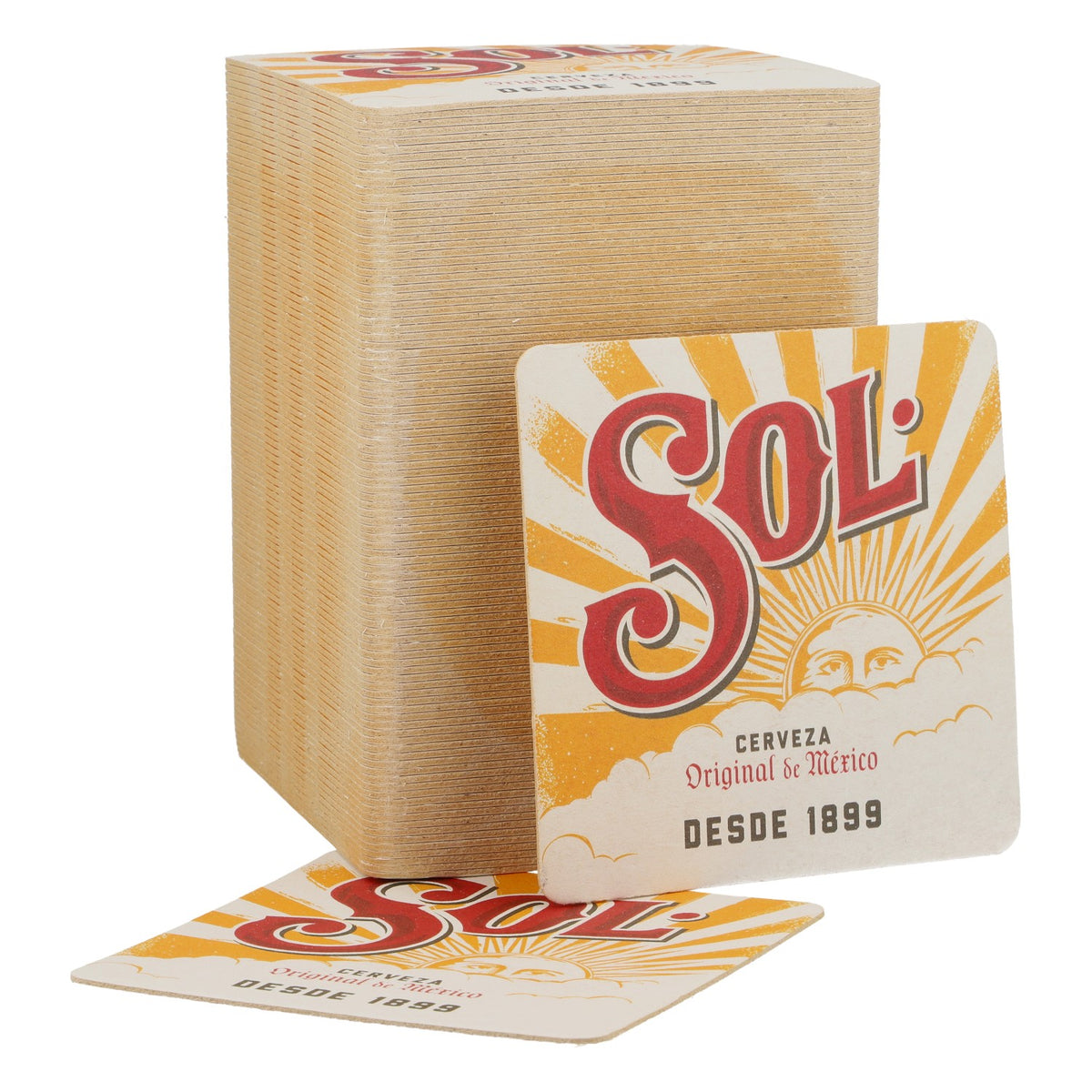 100x  Sol Birra Sottobicchieri Sottobicchieri in vetro Cerveza