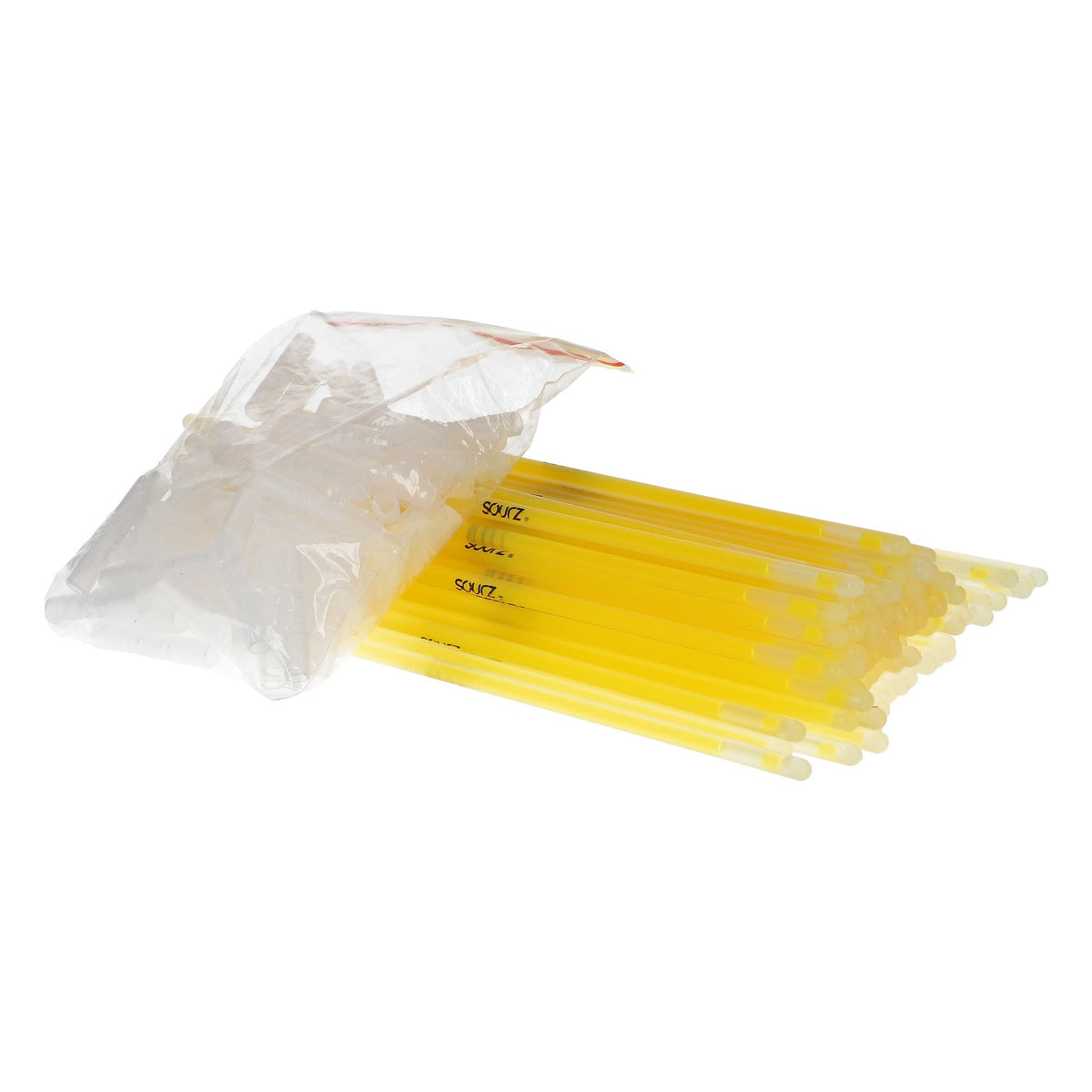 100x Sourz Braccialetto luminoso Lumi giallo 20 cm Accessorio per feste e festival – Vista 4