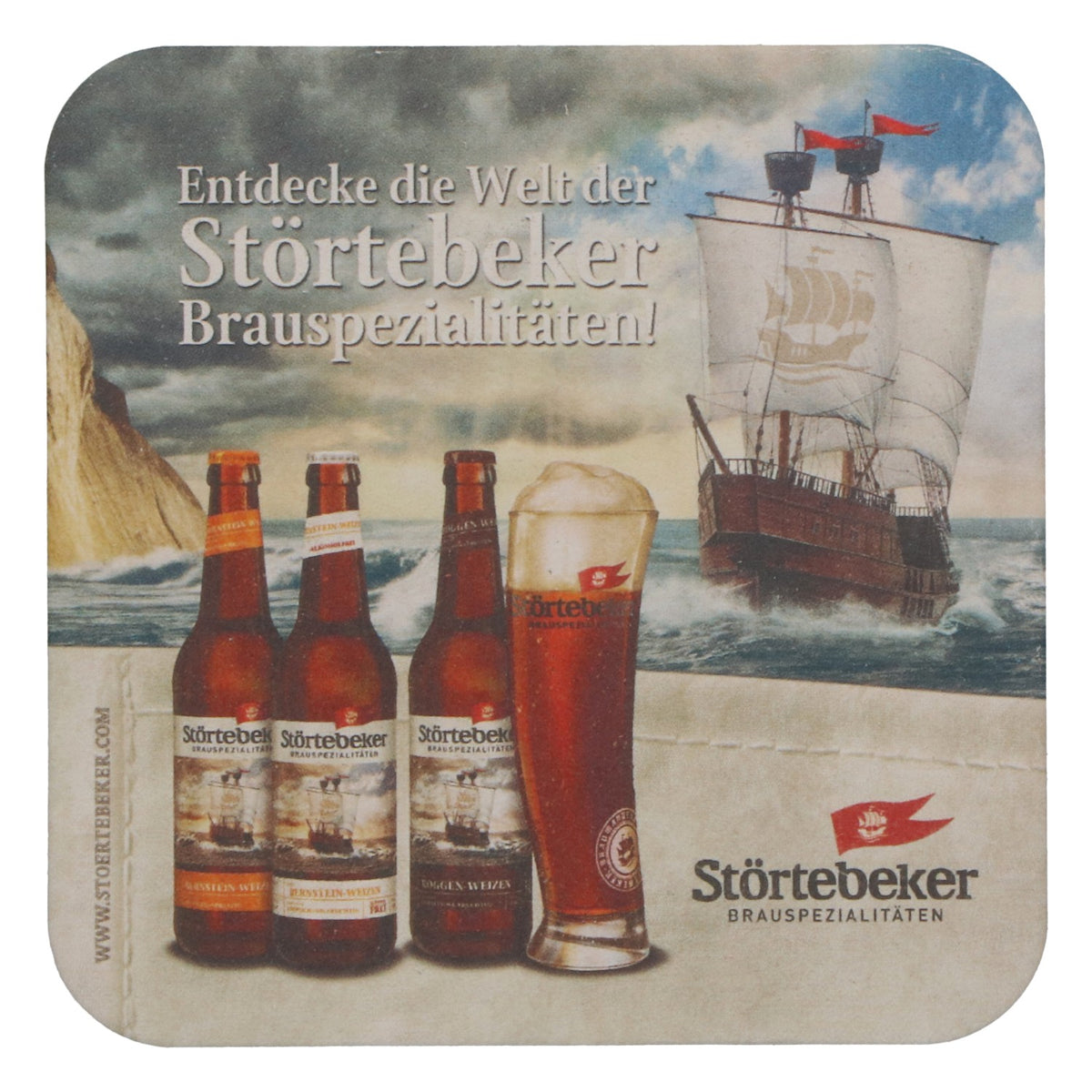 100 sottobicchieri da birra Störtebeker in carta colorata, con motivo "segale e frumento" – Vista 3