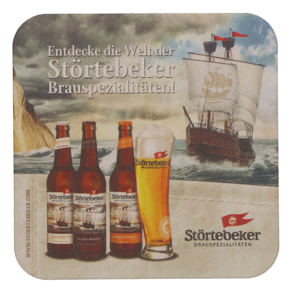 100 sottobicchieri Störtebeker "Bernstein-Weizen" per feste con birra – Vista 3