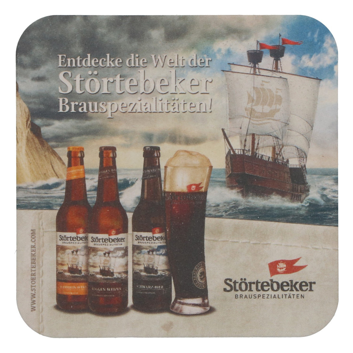 100 sottobicchieri Störtebeker, nero - Sottobicchieri da birra, accessori da bar, nuovi – Vista 3