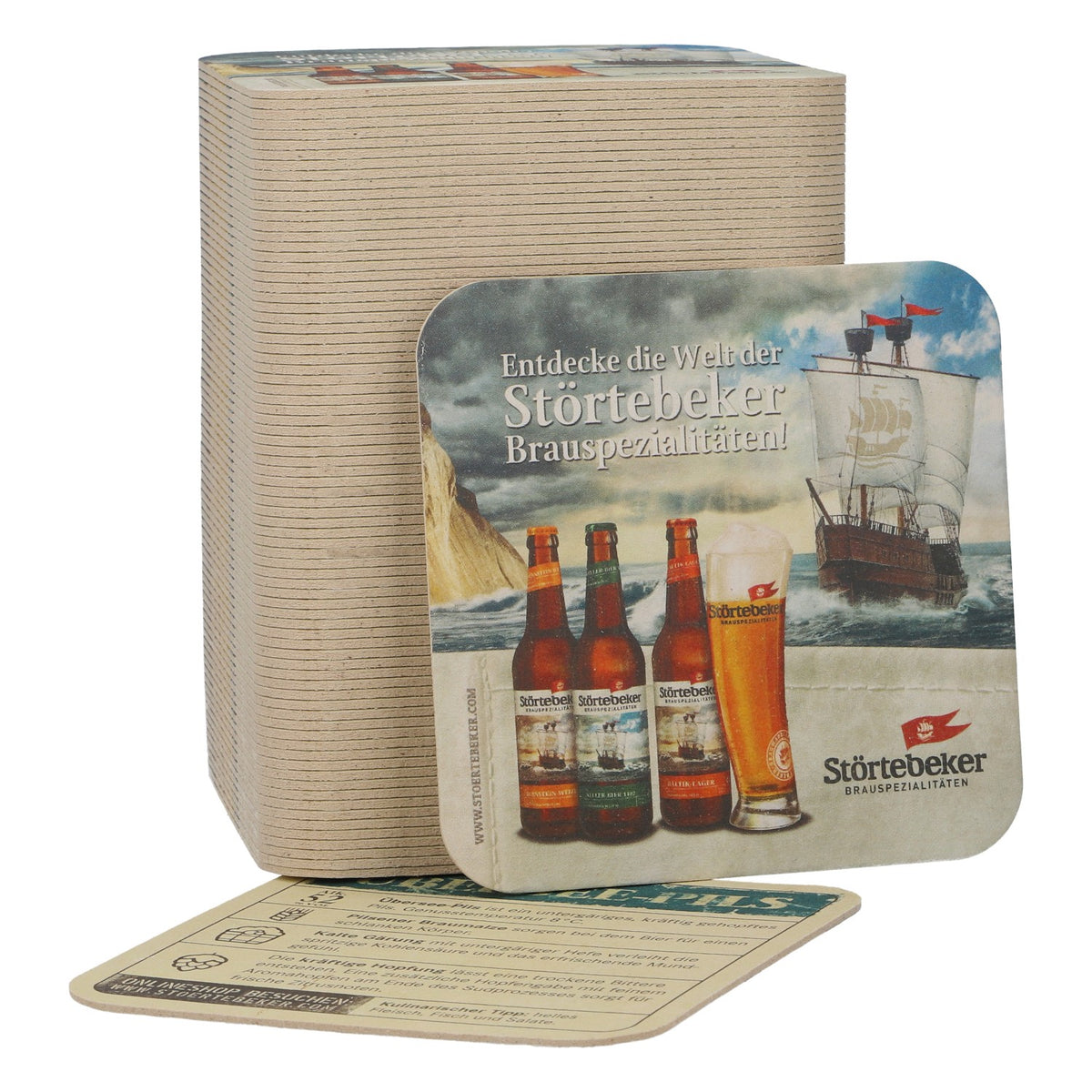 100 sottobicchieri Störtebeker "Übersee-Pils" - Accessori da bar