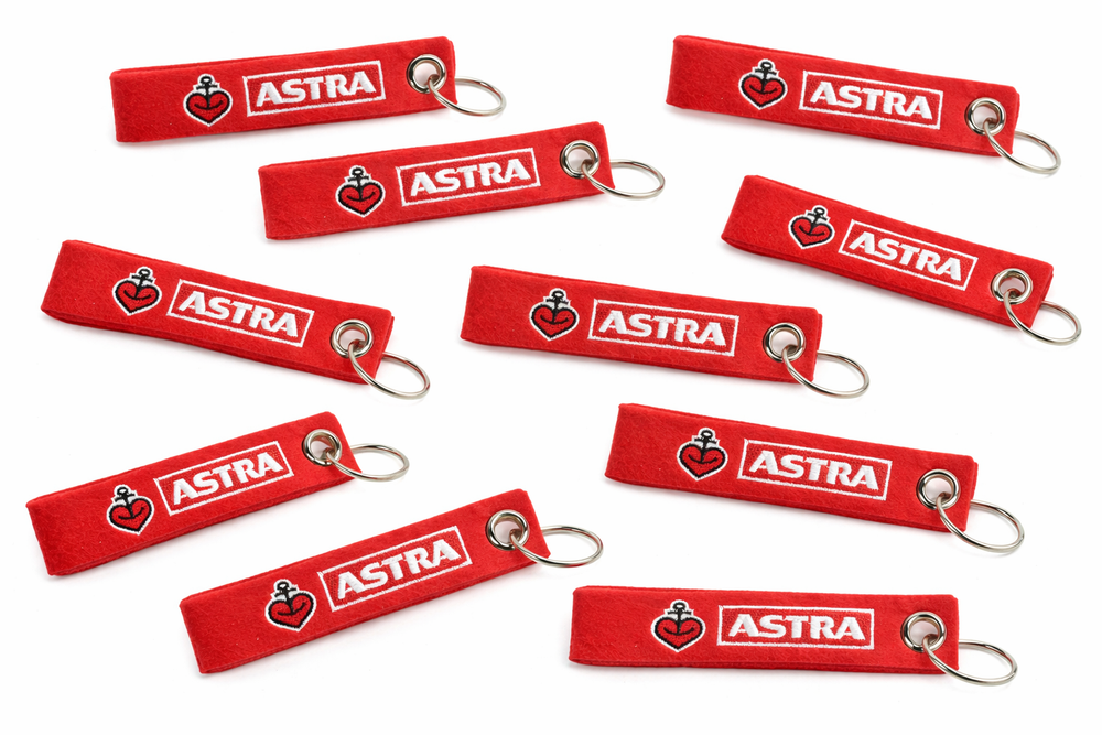 10x Astra Portachiavi Accessorio Nastro in feltro Anello Gioiello Decorativo Portachiavi Auto Casa
