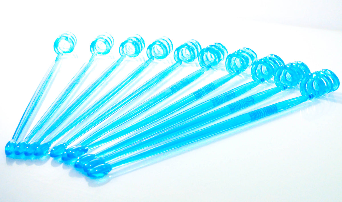 10x Bombay Sapphire Gin Stirrer Mescolatore Accessori da bar Punta ricurva – Vista 3