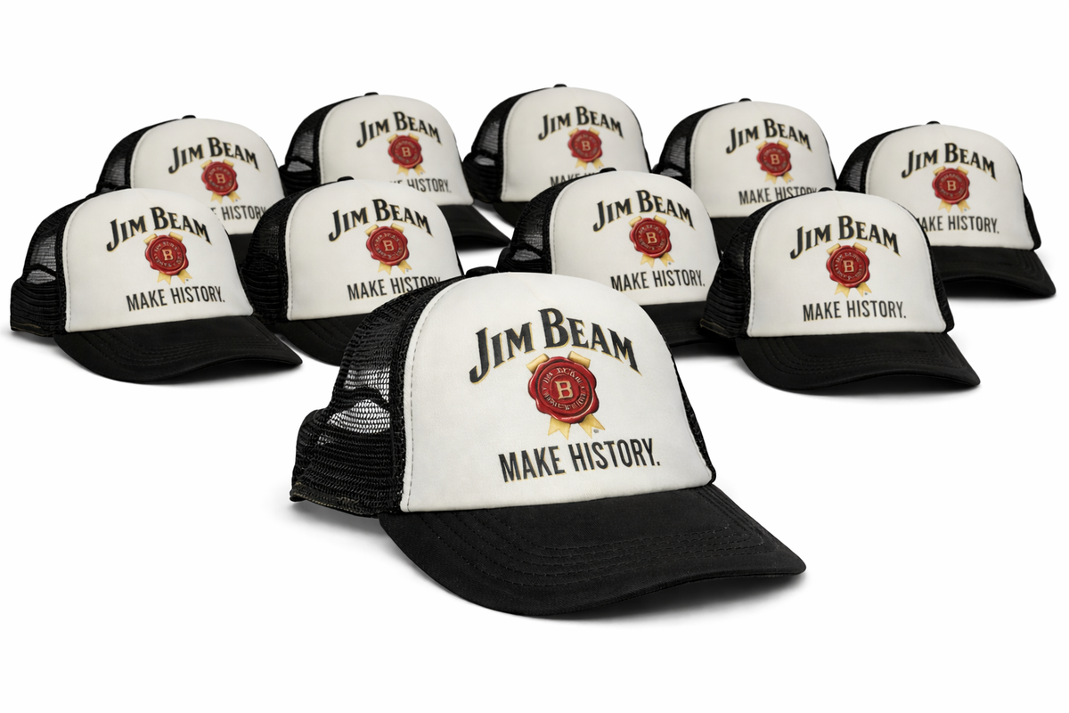 10x Jim Beam Trucker Cap Cappellino Basecap Cappello Cappellino Snapback Copricapo