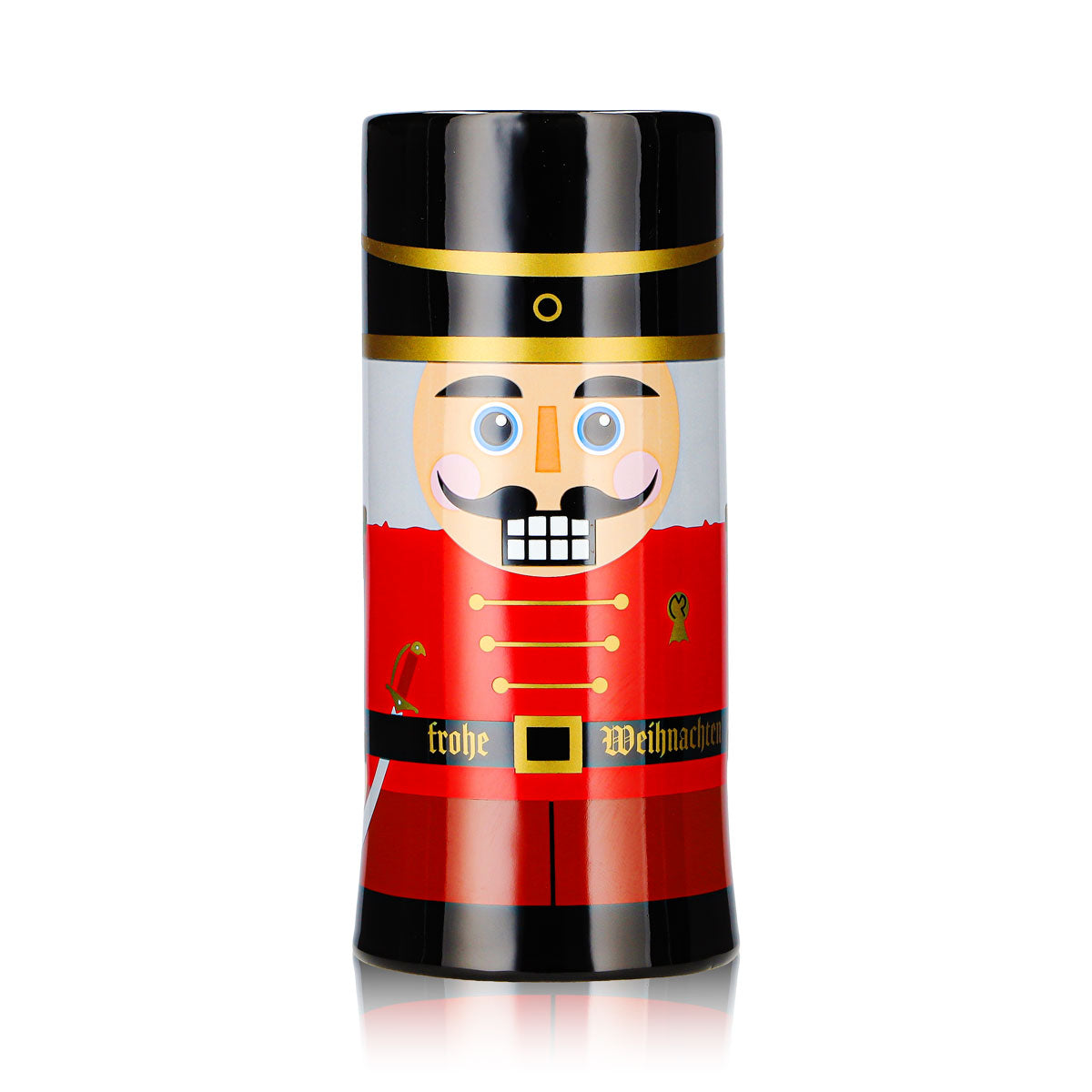 12 tazze da vin brulé Mohaba, modello "Flute", con motivo "Lo schiaccianoci", "Buon Natale", nero, 0,2 l, con indicazione di capacità – Vista 2