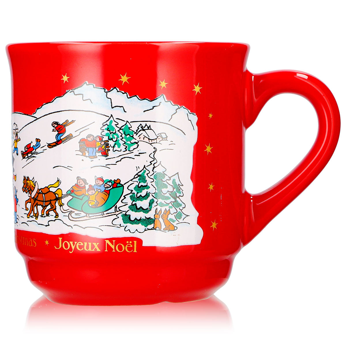 12 tazze da vin brulé Mohaba, modello 8000, "Buon Natale", invernali, rosso fuoco, 0,2 l, graduate – Vista 6