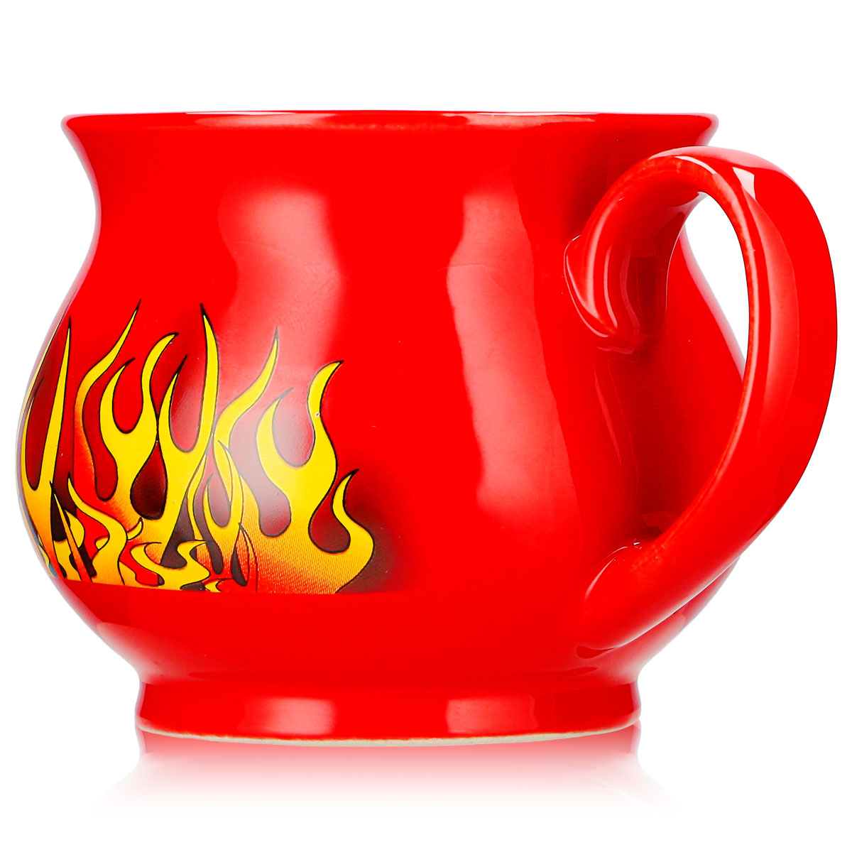 4 tazze da vin brulé Mohaba, a forma di sfera, "Feuerzangenbowle", rosso fuoco, 0,2 l, graduate – Vista 5