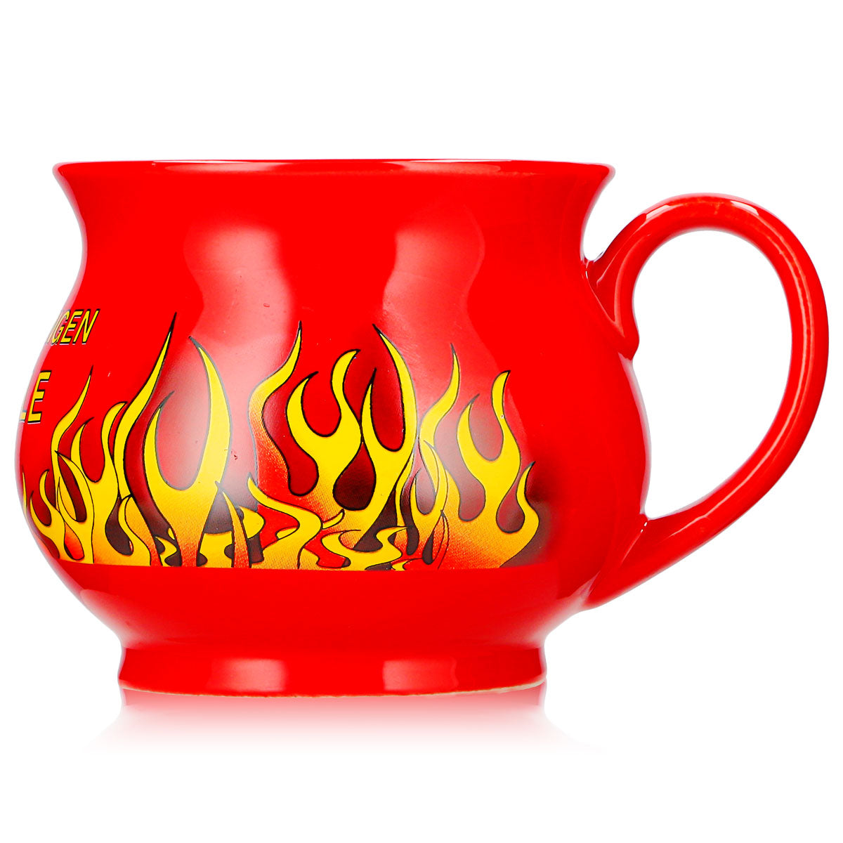 4 tazze da vin brulé Mohaba, a forma di sfera, "Feuerzangenbowle", rosso fuoco, 0,2 l, graduate – Vista 6