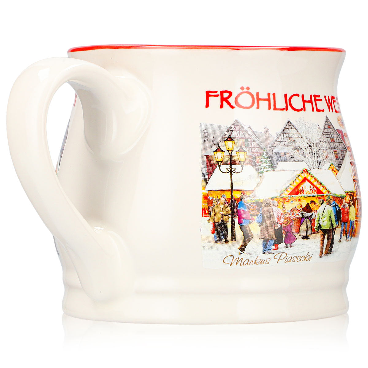 2 tazze da vin brulé Mohaba "Punschtöpfchen" - Buon Natale Chamonix 0,2 l con indicazione di capacità – Vista 5