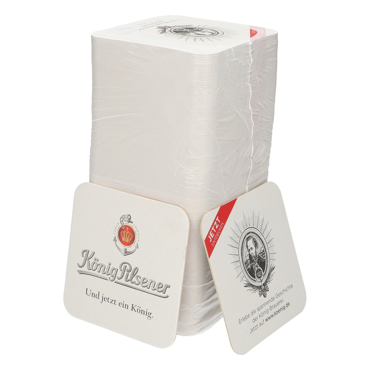 120x sottobicchieri König Pilsener 9x9 cm con protezione antigoccia per bicchieri e bottiglie