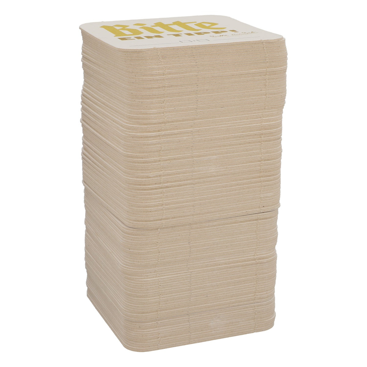125 sottobicchieri Bitburger Bier 9x9 cm "Bitte ein Tipp" (Un consiglio, per favore) Retro "Euro 2024" – Vista 2
