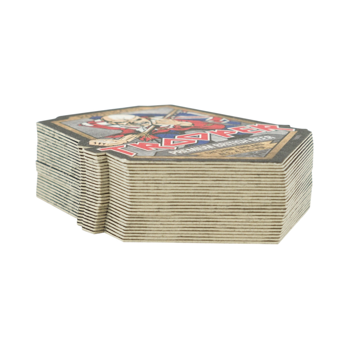 125x sottobicchieri da birra Robinson Iron Maiden Edition Trooper in vetro per bar – Vista 3