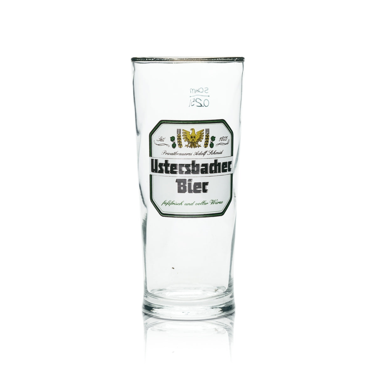 12 bicchieri da birra Adolf Schmid 0,25 l Ustersbacher Sahm Willi Bicchieri Birrificio – Vista 2