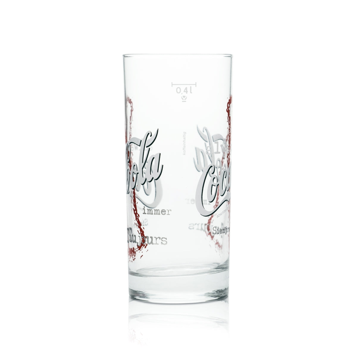 12 bicchieri Coca Cola 0,4 l bicchieri tumbler bicchieri per bibite analcoliche acqua succhi – Vista 3