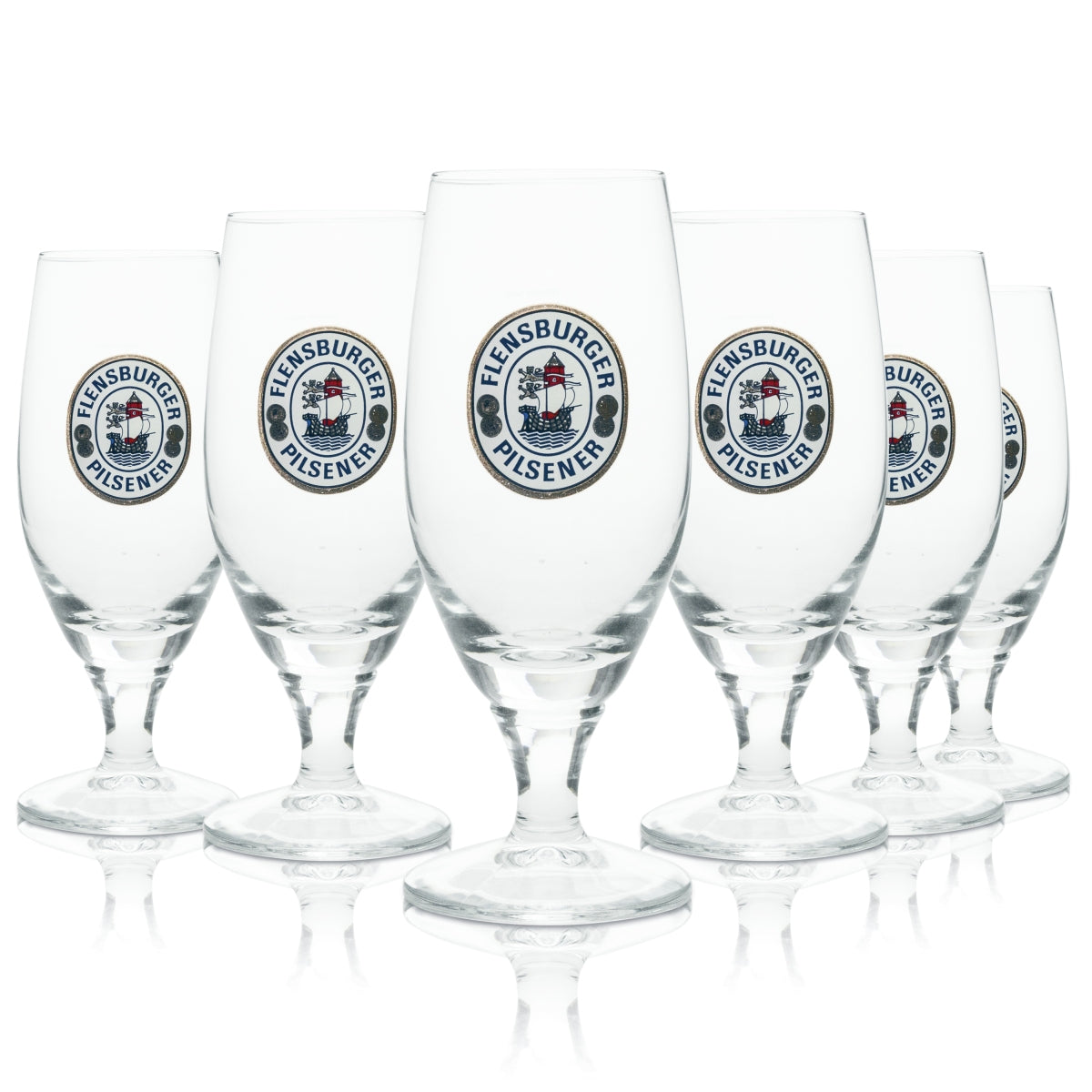 12 bicchieri da birra Flensburg Rolinck 200 ml rastal