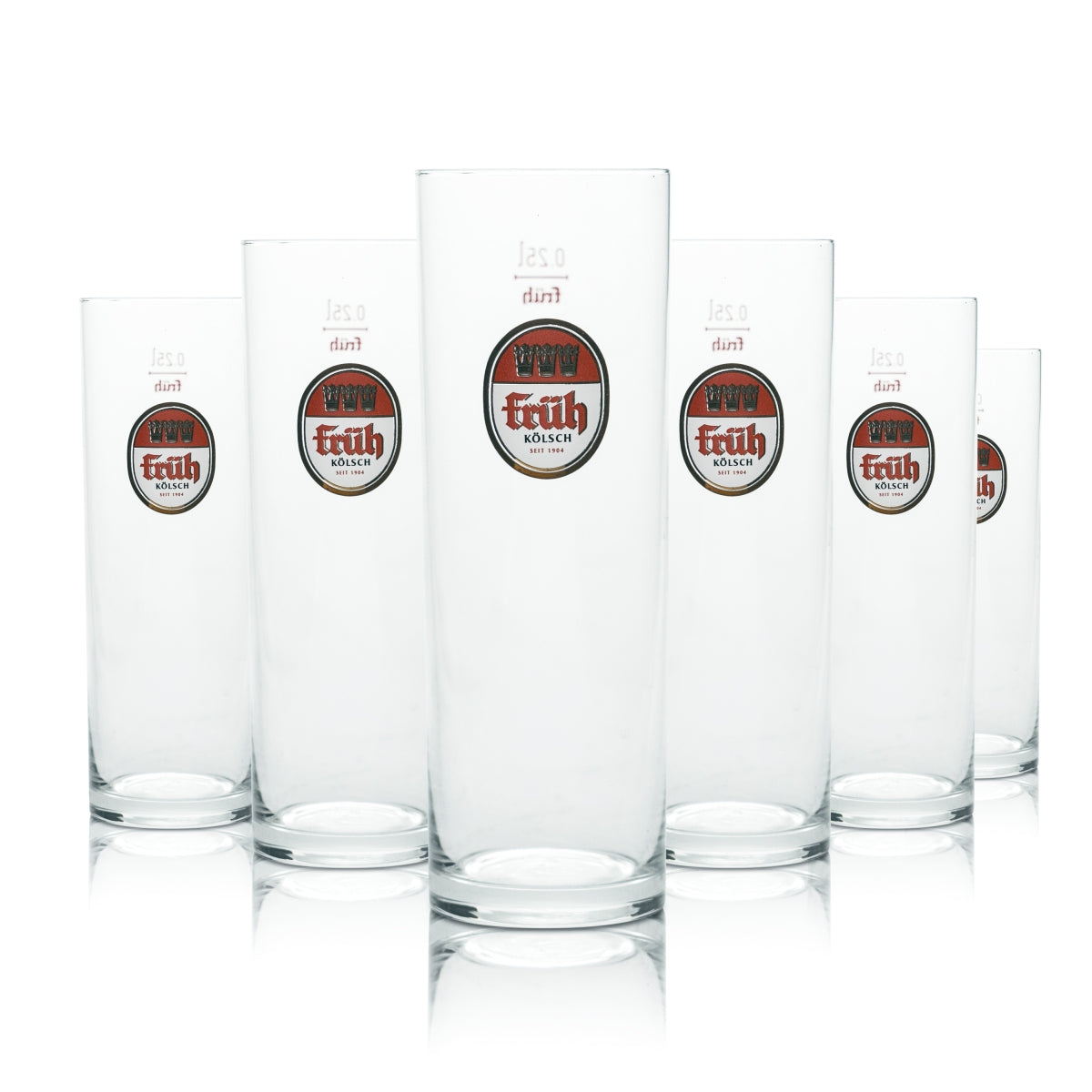 12 bicchieri Früh Kölsch da 0,25 l Bicchieri da birra Kölsch Bicchieri da birra Birrificio Pub Bar