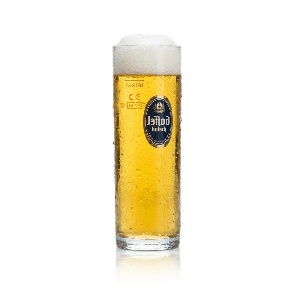 12 bicchieri da birra Gaffel 0,25 l Kölsch Stange Bicchieri birra Colonia Birrificio Rastal – Vista 3