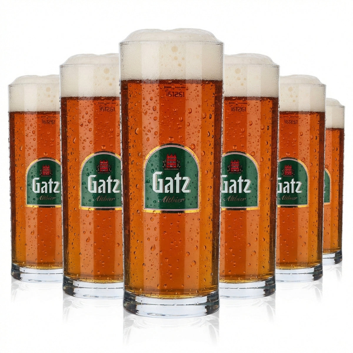 12 bicchieri da birra Gatz Bicchieri da birra Altbier Bicchieri da birra 0,25 l Stange