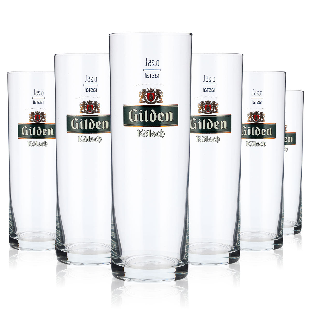 12 bicchieri da birra Gilden Kölsch da 0,25 l Bicchieri da birra/bicchieri da birra alla spina Bicchieri da birra Kölsch – Vista 5