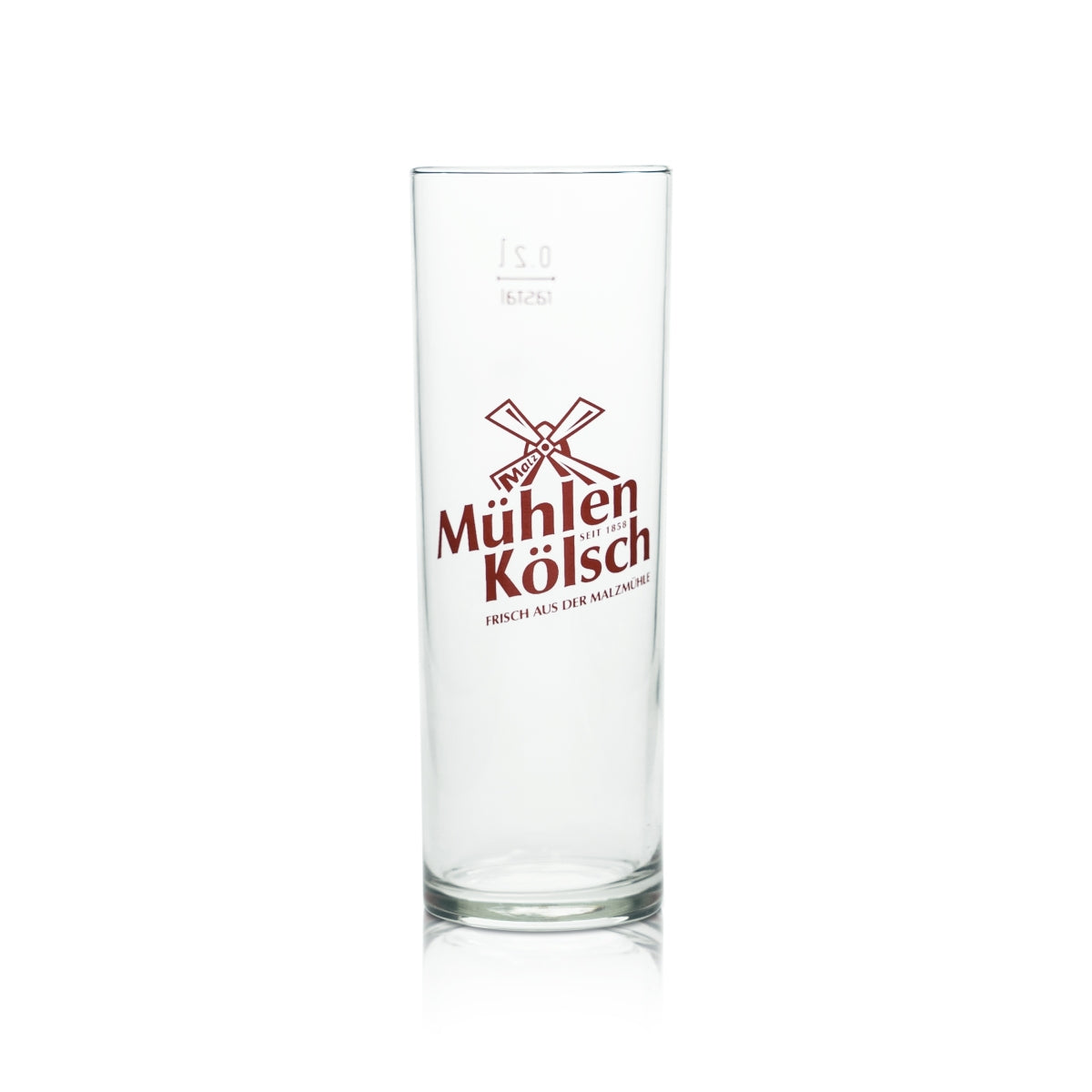 12 bicchieri da birra Kölsch Mühlen 0,2 l bicchieri a forma di birra alla spina Colonia Malzmühle Beer Bar – Vista 2