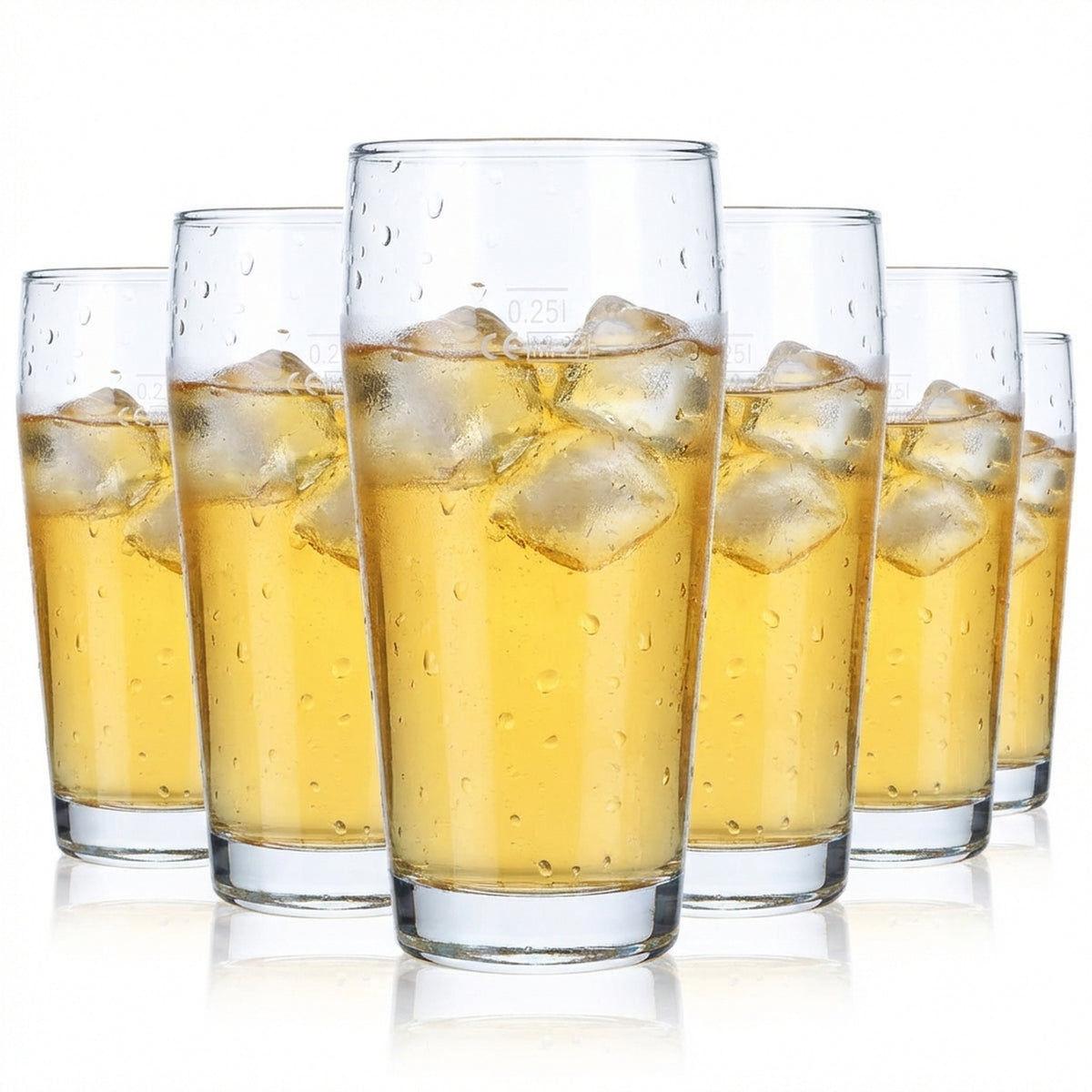 12 bicchieri Pasabahce da 0,25 l Bicchieri Willi Bicchieri da festa Blanco