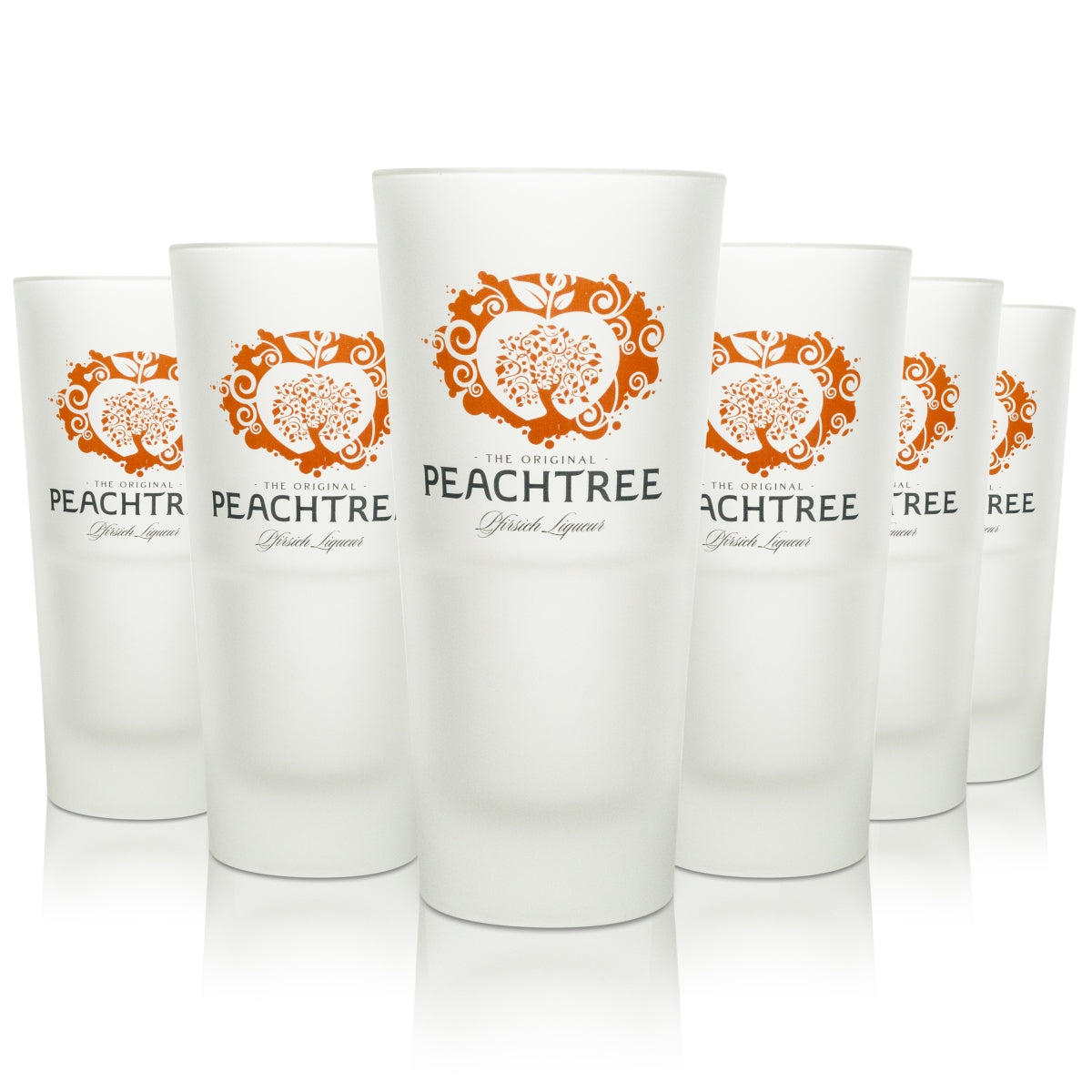 12 bicchieri da long drink in vetro opalino Peachtree 355