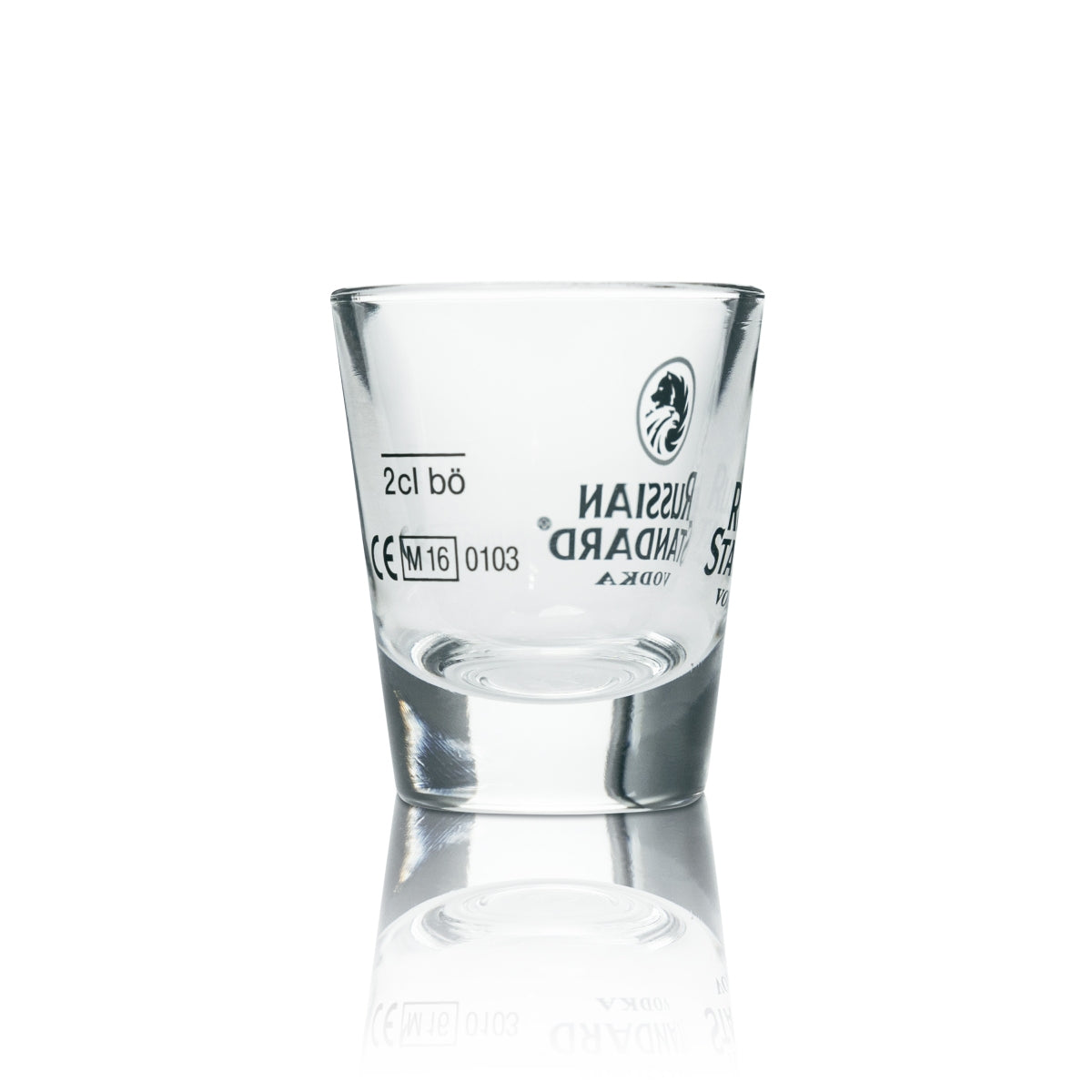 12 bicchierini da shot Russian Standard Vodka 2 cl con logo – Vista 3