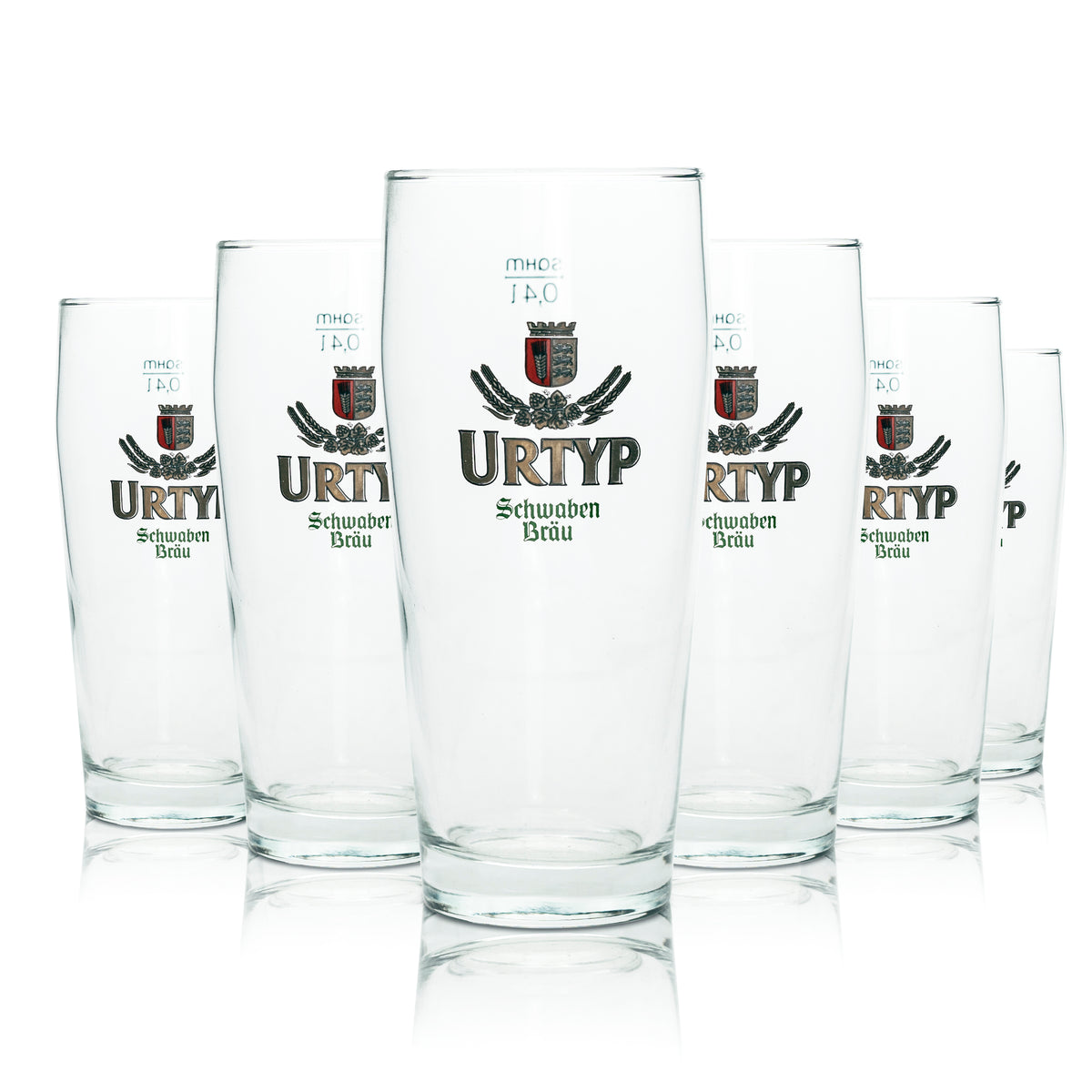 12 bicchieri da birra Schwaben Bräu 0,4 l Willi Becher Urtyp Sahm Brauerei – Vista 4