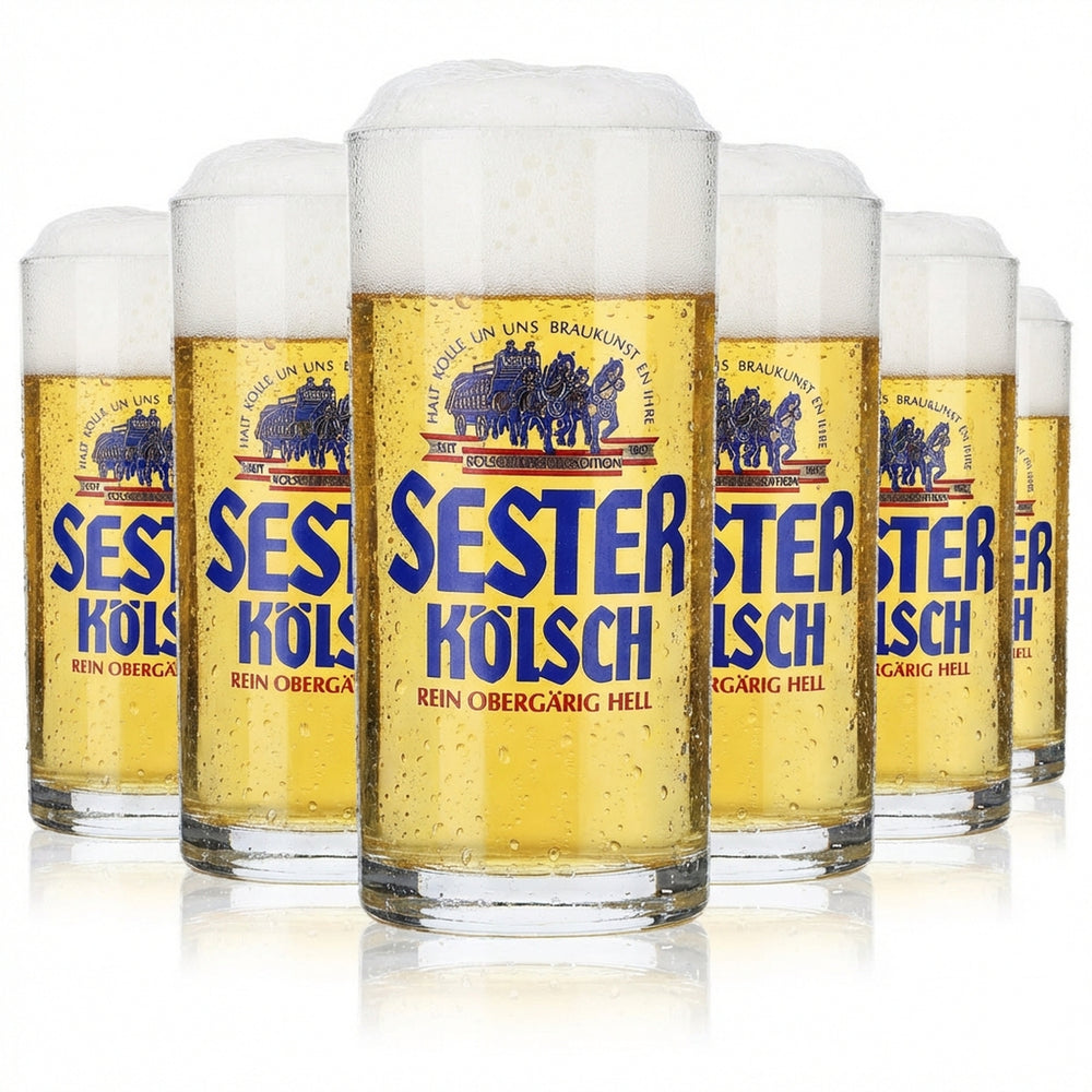 12 bicchieri da birra Kölsch Sester Kölsch 0,18 l Bicchieri Tazze Stange