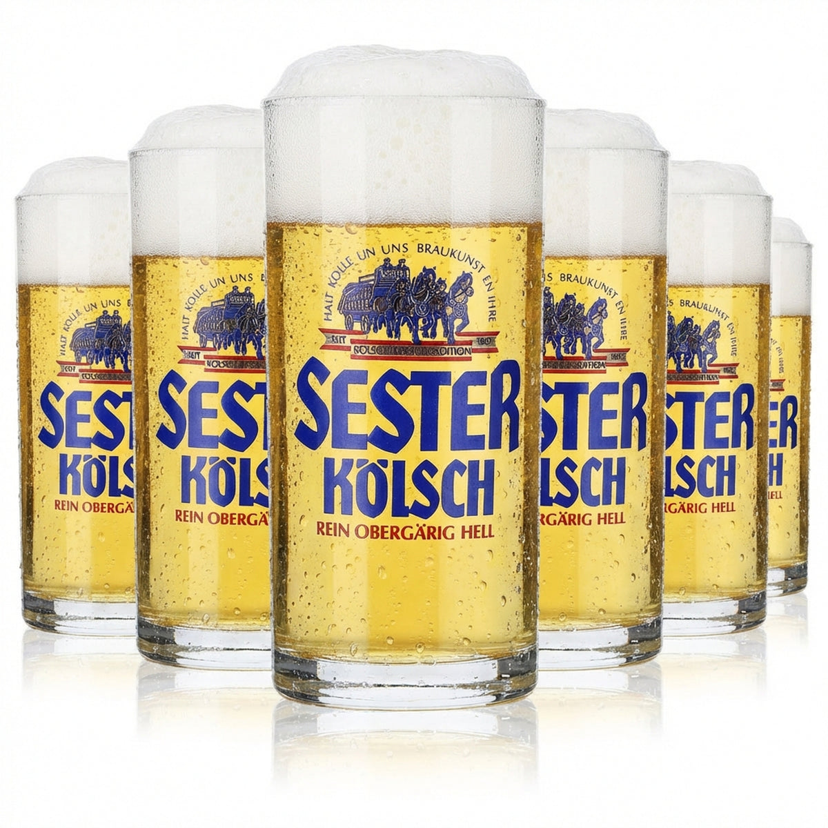 12 bicchieri da birra Kölsch Sester Kölsch 0,18 l Bicchieri Tazze Stange