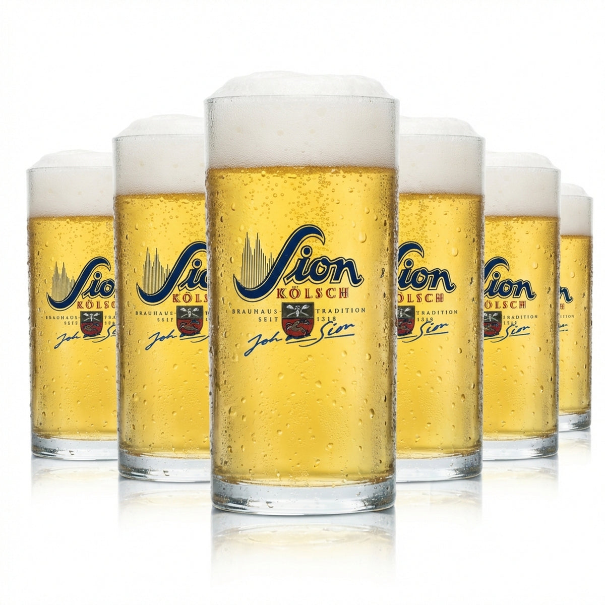 12 bicchieri da birra Sion 0,1 l Kölsch Stange bicchieri da degustazione bicchieri Willi