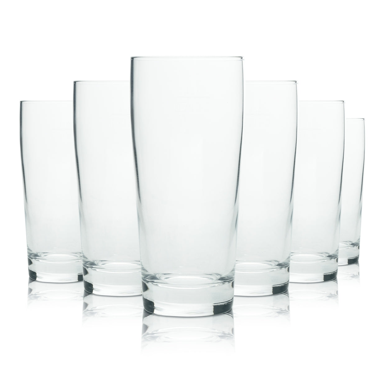 12 bicchieri Van Well in vetro da 0,2 l Willybecher calibrati per birra Pils Longdrink Gastro