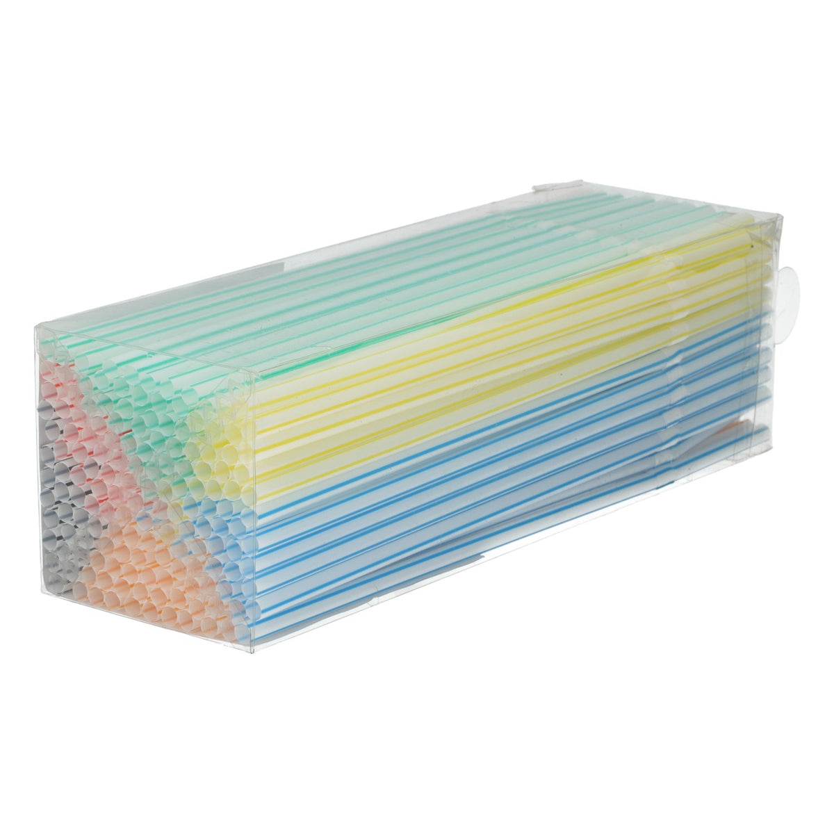 150 cannucce colorate pieghevoli, 0,5 x 21 cm, in plastica, per feste e cocktail