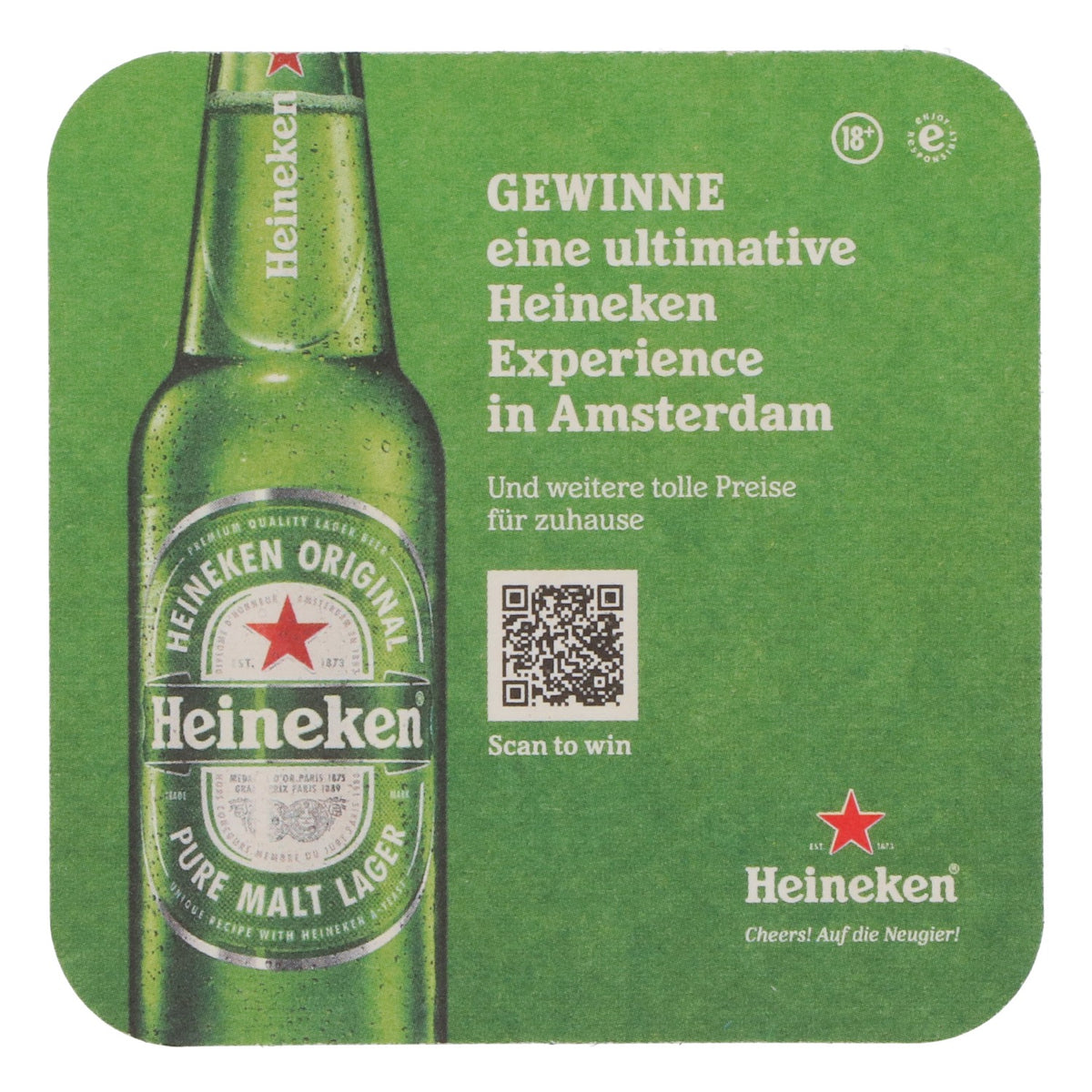 150 sottobicchieri Heineken 9,3x9,3 cm "...che è vegano?" – Vista 4