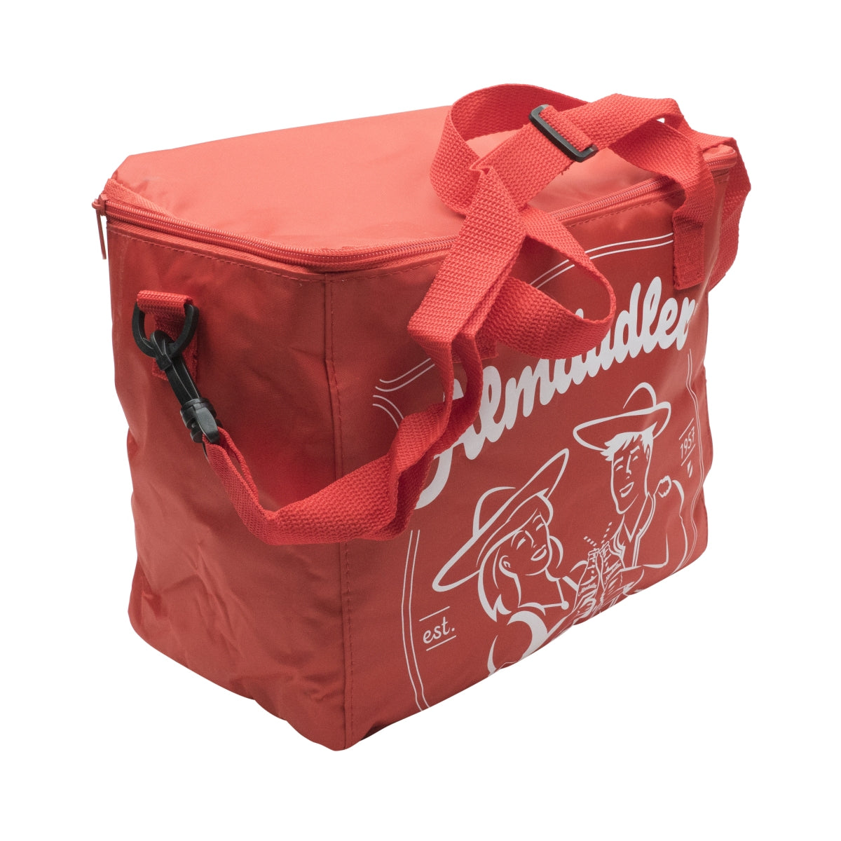 1x borsa termica per bevande analcoliche Almdudler rossa – Vista 3