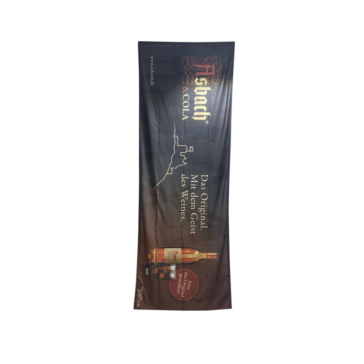 1x bandiera Asbach Uralt Asbach con Coca Cola