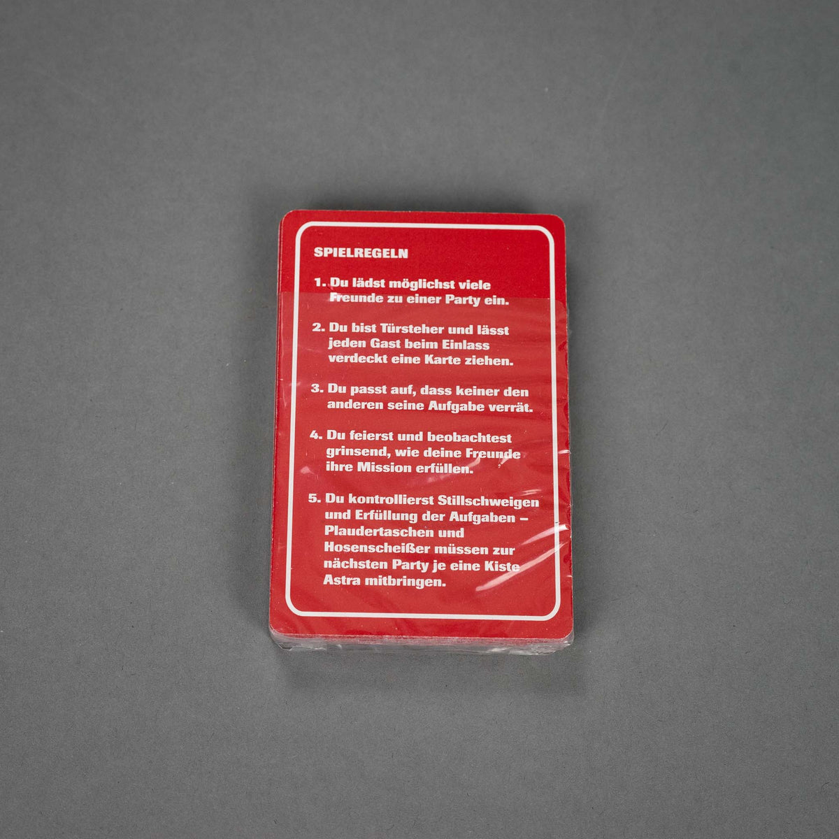 1x gioco di carte Astra Bier Pflicht oder Pflicht rosso – Vista 4